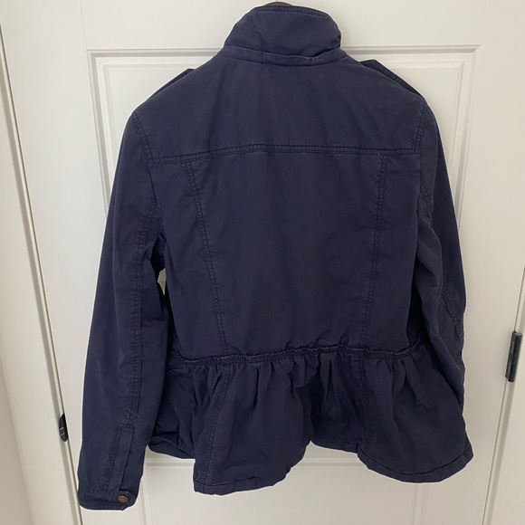 Burberry Navy Anorak with Removable Hood size 12 - Picture 2 of 13